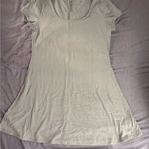 No Boundaries Cream Casual Kids Dress